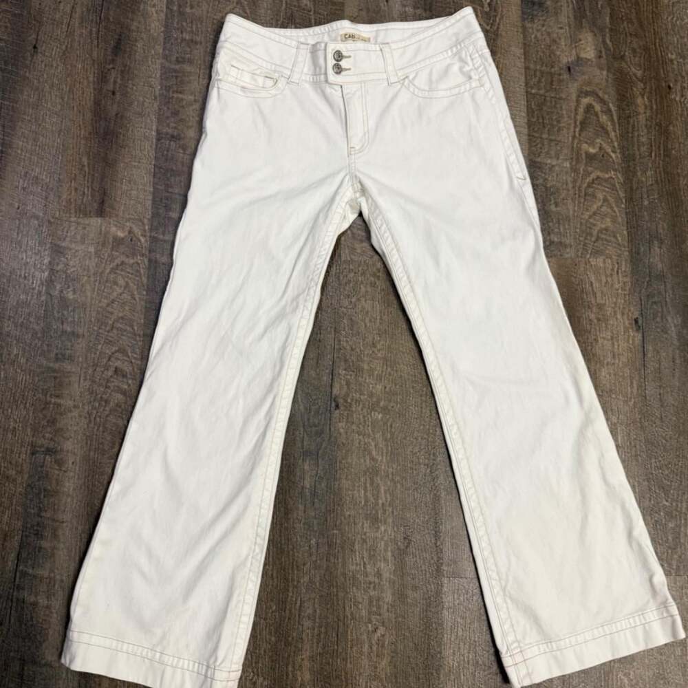Cabi Women's White and Cream Jeans